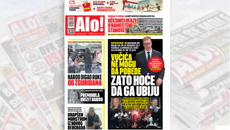 KRVOŽEDNI! BLOKADERI NE KRIJU DA IM JE KRAJNJI CILJ FIZIČKA ELIMINACIJA SVIH SA KOJIMA SE NE SLAŽU Vučića ne mogu da pobede, zato hoće da ga ubiju